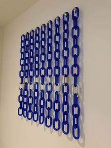 Escultura de Cadena de Eslabones de Resina Hecha a Mano, Forma Irregular, Patrón de Espiral, Arte Decorativo Moderno para el Hogar - Product Image 6