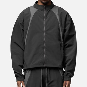 OEM Custom Lightweight <b>Nylon</b> Waterproof Winter Casual Track Suit Windbreaker <b>Jogger</b> Set Elastic Waist Sportswear Manufacturer - Product Image 4