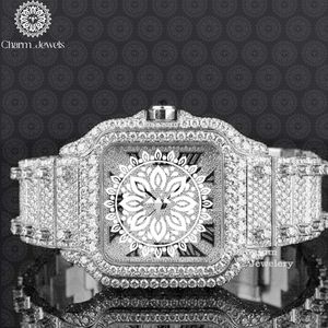 Reloj de Lujo Charm_Jewels con Caja de Acero Inoxidable de 40 mm, Movimiento Mecánico Analógico, Esfera de Cristal de Zafiro, Fecha Automática y Resistente al Agua - Product Image 2