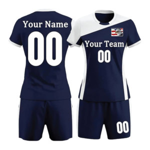 Uniforme de Voleibol Femenino Personalizado OEM, Conjunto de Camiseta y Pantalones Cortos de Poliéster de Secado Rápido, Ropa Deportiva al por Mayor, Fabricante de Marca Privada - Product Image 2