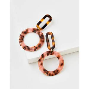 Modern Fashion <b>Resin</b> Earrings Handmade Crystal <b>Jewellery</b> with Durable Glossy Finish Accessory - Product Image 1