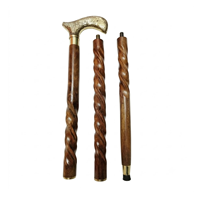 Canne de marche en bois avec tête en laiton de style nautique vintage |   Canne de gentleman classique artisanale |   Accessoire de mode élégant pour collectionneurs