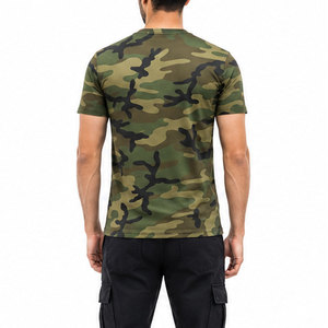 เสื้อยืดลายพรางผู้ชายแขนสั้นคอกลมสวมใส่สบายกลางแจ้งผ้าเนื้อนุ่มสวมใส่สบายทุกวันชุดกีฬา - Product Image 5