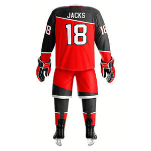 Conjuntos de Uniformes de Hockey sobre Hielo a Precio Económico – Incluye Jersey y Pantalones, Sublimación Personalizada, Transpirable, OEM - Product Image 5