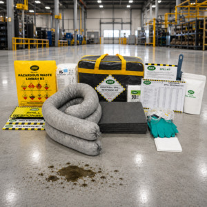 Kit de Réponse aux Déversements Universel STIHL 20L – Sac Souple Portable pour Absorption d'Huile et de Produits Chimiques – Usage Industriel et d'Urgence en Entrepôt - Product Image 1
