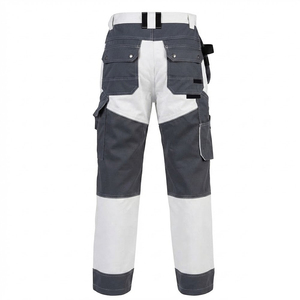 Men's High Visibility <b>Working</b> <b>Pants</b> Heavy Duty Workwear Trousers with Reflective Panels <b>Cargo</b> Pockets Winter Workwear <b>Pants</b> - Product Image 3