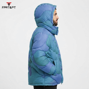 Hot Selling High Street Custom Design windbreak <b>waterproof</b> <b>rain</b> <b>jacket</b> snow <b>jacket</b> <b>Men</b> Puffer <b>Jacket</b> - Product Image 3