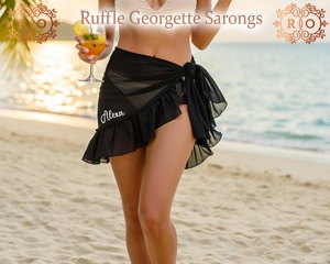 Custom Printed Polynesian Sarong Hawaiian Pareo Lightweight Beach Wrap Tropical Resort Wear OEM ODM Apparel Factory - Product Image 3
