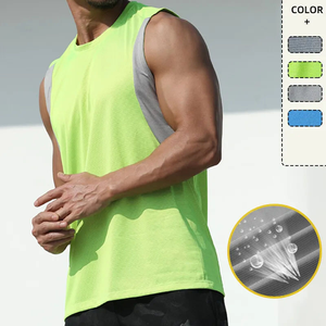 Camiseta sin Mangas Casual para Hombre, Antiarrugas, de Algodón Suave, Corte Ajustado, para Gimnasio, Diseño Personalizado de Alta Calidad - Product Image 4