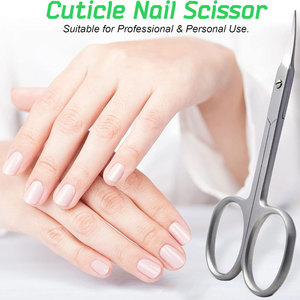 Tijeras Profesionales para Cutículas de Acero Inoxidable, Extra Fuertes, Rectas y Curvas, para Manicura y Arte de Uñas, para Diestros, Estilo Único - Product Image 6