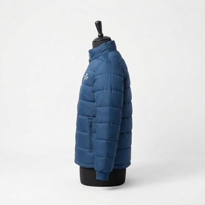 Dernier design de veste matelassée en toile pour homme, coupe-vent, décontractée, hiver, prix d'usine - Product Image 3