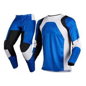 Maillot de motocross personnalisé 100% polyester sublimé, respirant, équipement de course MX, toucher cuir, pour les pilotes - Product Image 4