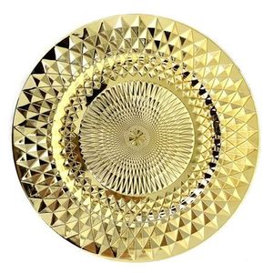 Assiette de Présentation de Luxe en Aluminium de Designer pour Décoration d'Événements, Présentation de Table, Finition de Qualité Supérieure, Élégante, Durable et Raffinée - Product Image 2