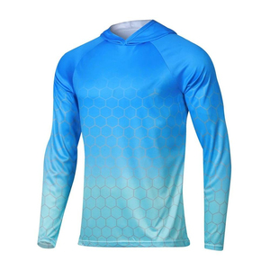 Chemise de sport pour homme à manches longues, logo sur le devant, blanche, unie, séchage rapide, respirante, coupe ajustée, tricotée en coton et fibre de bambou - Product Image 6