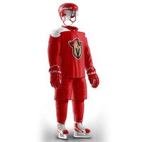 Uniformes de Hockey sobre Hielo de Último Diseño, Producto en Oferta, Hecho en Pakistán, Mejor Material, Nuevo Modelo, Uniforme de Hockey sobre Hielo Más Vendido
