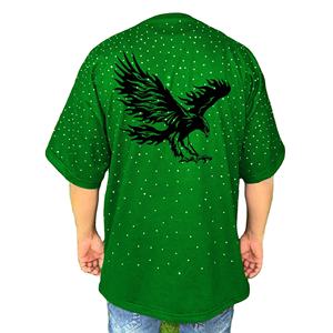 Diseña Tu Propio Logotipo, Camisetas de Hombre con Pedrería, Tejido de Punto, Corte Holgado, Ropa Casual Ecológica, Camisetas con Pedrería - Product Image 2