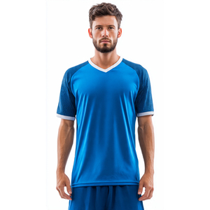 High Quality Football Playing Shirts Men Short Sleeve Sports Sublimation Jersey Tops 100% Polyester Sublimation Football Jersey - Product Image 3