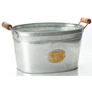 Oval Shape With Side Handle Beverage <b>Tub</b> Wine Chiller And Bucket Elegant Party Ice Bucket And <b>Tub</b> for Champagnes and Wines - Product Image 2