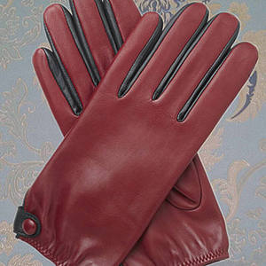 Gants en cuir de mouton décontractés d'hiver pour femmes, élégants, simples, unis, pour la mode, les activités de plein air, le ski, compatibles écran tactile, vente directe en gros - Product Image 3