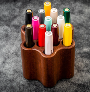 Atractivo Porta Rotuladores de Madera, Organizador de Escritorio, Porta Lápices, Organizador de Suministros de Oficina, Porta Bolígrafos - Product Image 1