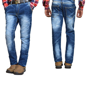 Nuevos Jeans de Mezclilla Ajustados de Diseño Personalizado para Hombre, Jeans de Mezclilla a Bajo Precio y Alta Calidad - Product Image 4