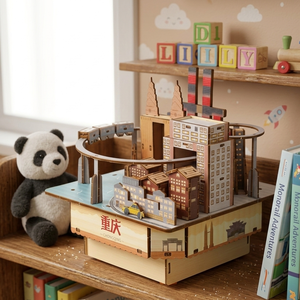 Nouveaux Cadeaux Artisanaux DIY Tendance pour Adultes, Boîtes à Musique Transfrontalières Amusantes, Puzzles Éducatifs, Jouets Anti-Stress, Miniatures de Haute Qualité - Product Image 1