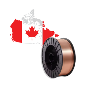 Fil de soudage MIG cuivré (AWS A5.18 ER70S-6) pour le marché canadien : Support OEM ODM : Diamètre 0,8-1,6 mm Bobine/Tambour Emballage 15-250 kg - Product Image 1