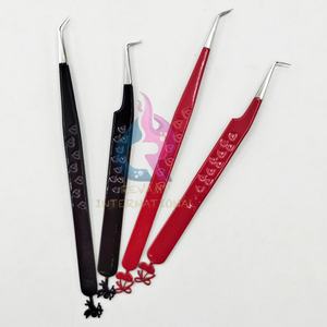 Pinzas Profesionales para Extensión de Pestañas, de Acero Inoxidable, Precisión CNC, 45/90 Grados, Antiestáticas, Personalizables - Product Image 6