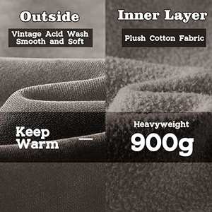 Prix d'usine – Sweat à capuche streetwear vintage surdimensionné en coton 100 % délavé à l'acide, personnalisable avec logo, collection printemps, en gros - Product Image 6