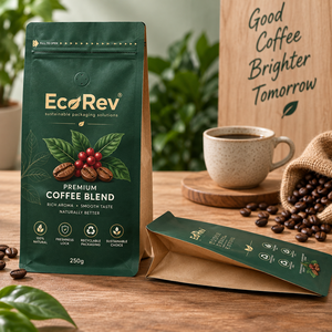 HIGHLAND COFFEE Classic Roast 250g Stand up <b>Pouch</b> Zipper Top Laminated Packaging Eco-Friendly Ethically Sourced Arabica Beans - Product Image 3