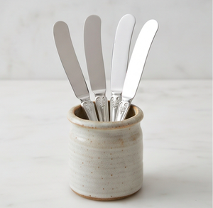 Stainless Steel Cheese <b>Butter</b> <b>Knife</b> With Decorative Silver Handle Durable <b>Spreader</b> For Kitchen Use - Product Image 5