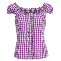 Chemises amples décontractées à manches courtes à carreaux pour femmes, blouses et hauts oversize en coton et polyester, style streetwear vintage 2026