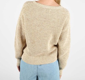 Suéter de punto holgado para mujer - Jersey casual de invierno con cuello redondo - Prenda de punto suave, cálida y transpirable de talla grande para mujer 2026 - Product Image 2