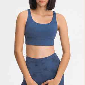 Soutien-gorge de sport pour femme de haute qualité, respirant, 80% nylon, 20% élasthanne, idéal pour la gym, le yoga et la remise en forme - Product Image 1