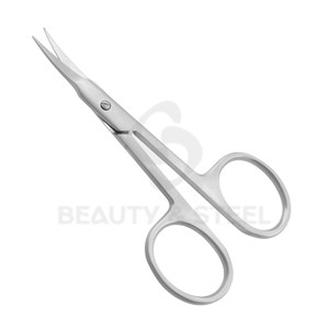 Professional Curved Cuticle Scissors with Needle-Sharp Tips and <b>Sandblasted</b> Matte Finish for Precision Care - Product Image 2