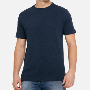 X Sports City <b>Men's</b> <b>Navy</b> <b>Blue</b> Short Sleeve O-Neck <b>T</b>-<b>Shirt</b>-Regular Fit Casual Solid Color Eco-Friendly 100% Cotton Silk Screen - Product Image 5