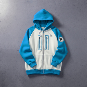 Tendances de la mode : sweat à capuche zippé pour homme avec grand motif squelette - Product Image 2