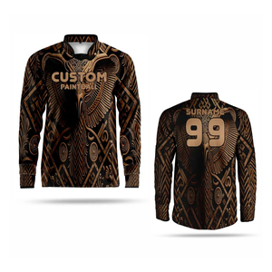Camiseta de Paintball Personalizada de Manga Larga con Estampado por Sublimación, Camiseta Deportiva de Secado Rápido para Hombre, Cuello en V, Manga Larga, Corte Regular, para Adultos, Verano - Product Image 6