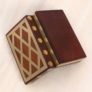 Boîte de rangement en bois la plus vendue avec couvercle, organisateur empilable pour artisanat, jouets, outils, accessoires et articles ménagers en promotion - Product Image 2