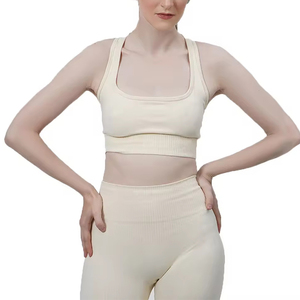 Sujetador Deportivo de Nailon Personalizado al por Mayor 2026 para Mujer, Top de Yoga y Fitness, Ropa Deportiva Elegante, Servicio OEM con Logotipo y Diseño Personalizados - Product Image 2