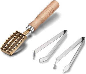 Chief Cooking Culinary <b>Tongs</b> Set Barbecue Tweezers Precise Seafood Grilling <b>Serving</b> Tools for Food Presentation in Kitchen - Product Image 1