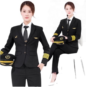 ชุดเครื่องแบบนักบิน ชุดเครื่องแบบการบิน ชุดนักบินสำหรับกัปตัน - Product Image 3