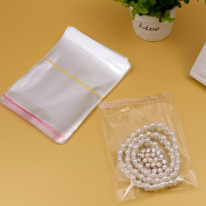 Open Top HDPE Disposable <b>Bag</b> (No <b>Zip</b>) Heavy Duty Custom Sizes Flexiloop Handle Clear Color Packaging for Business Use OEM/ODM - Product Image 5