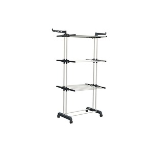 Estante de Secado de Ropa de Acero Inoxidable de Alta Resistencia, Clásico, para Escritorio o Exterior, con 4 Niveles - Product Image 3