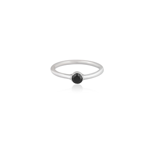 Bague de mariage classique en onyx noir naturel sertie dans un cadre |   Bague artisanale en argent sterling 925 - Product Image 3