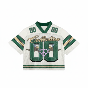 Breathable Custom OEM High Quality Sublimation Polyester Terry Fabric American Football Sportswear Shirt Short Plus Size Summer - Product Image 2