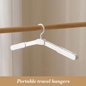 ไม้แขวนเสื้อพกพาแบบพับได้ 3 ชิ้น สำหรับเสื้อผ้า ผ้าขนหนู ถุงเท้า ผลิตในจีน - Product Image 3