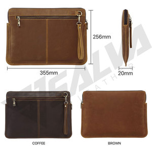 Funda para Portátil de Cuero Genuino SALVA LEATHER, Hecha a Mano, Correa Ajustable, Cierre Personalizado, Bolso Casual Multifuncional - Product Image 2