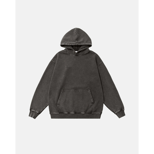 Nouvelle Arrivée Sweat à Capuche Homme Hiver Style Streetwear Vintage Ample Effet Usé Lavé Oversize - Product Image 3