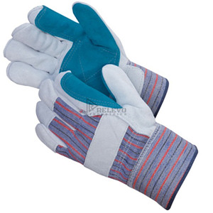 Guantes de Trabajo de Invierno de Cuero con Doble Palma Resistentes a Desgarros y Cortes, Protección de Seguridad Industrial, Precio al por Mayor - Product Image 1